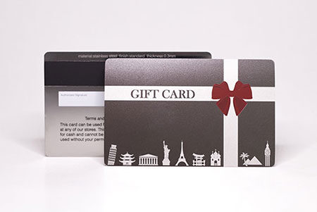 Metal Gift & Loyalty Cards