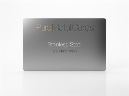 Pure Metal Cards - standard stainless steel card Pure Metal Cards - standard stainless steel card