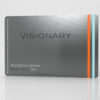 Pure Metal Cards Brushed Gunmetal Gray Stainless Steel Card Brushed gun metal gray stainless steel business card; Visionary. Sebastian Troon, Member Since 2010.