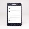 Pure-Metal-Cards-carbon-fiber-luggage-tag-15-1 Blank carbon fiber luggage tag with contact icons.