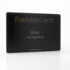 Pure Metal Cards matt black brass card