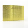 Pure Metal Cards gold prism brass metal card Pure Metal Cards gold prism brass metal card
