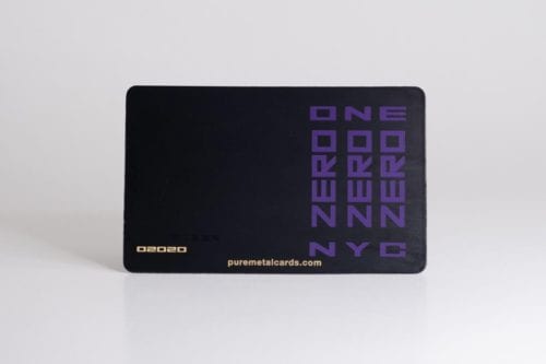 Matt Black Pixel Stainless Steel Cards - PURE METAL CARDS