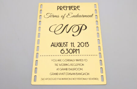 Pure Metal Cards exclusive metal invitation card Pure Metal Cards exclusive metal invitation card