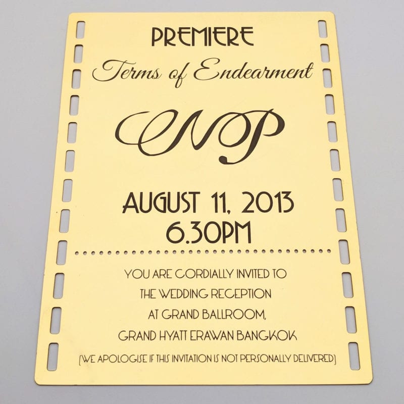 Metal Invites VIP Passes: Unique Metal Invitations for Events
