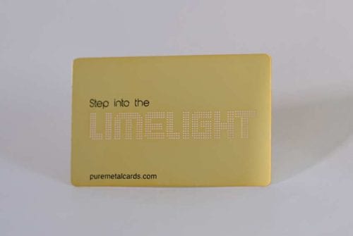 Brass (Gold) Mirror Cards