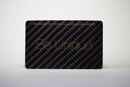 Carbon Fiber (Gloss Finish) Cards