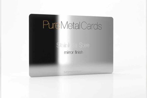 Mirror Stainless Steel Cards