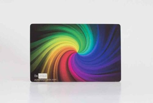 Stainless Steel Full Color Business Cards