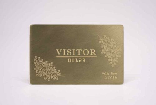 Standard Brass (Gold) Cards