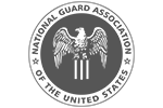 Contact us: Circular logo with text.