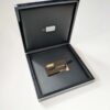 Pure-Metal-Cards-luxury-wood-presentation-case_19 Luxury wooden presentation case with gold Frequent Flyer card inside. "Be Unique