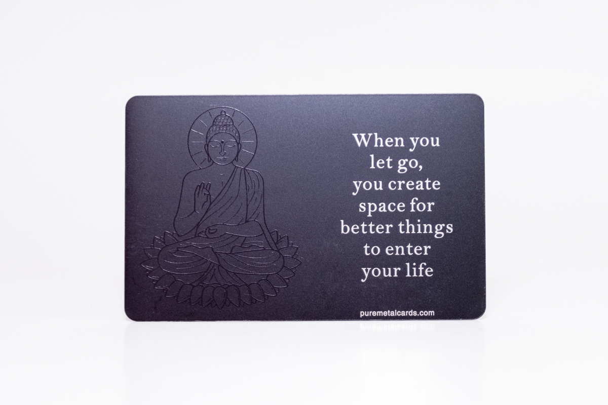 Matt black Tungsten Cards