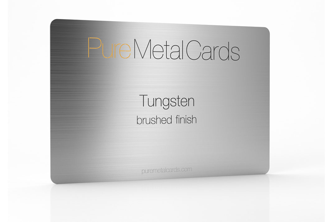 Tungsten Cards Pure Metal Cards