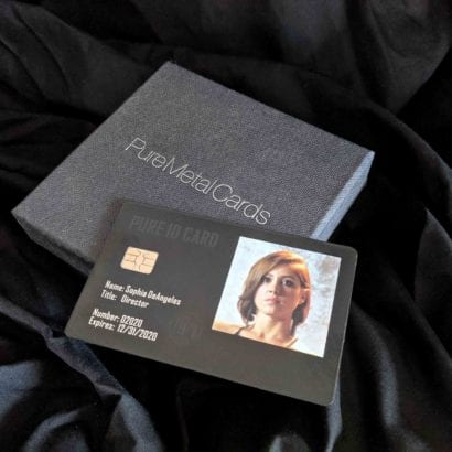 Pure Metal Cards ID metal card with NFC