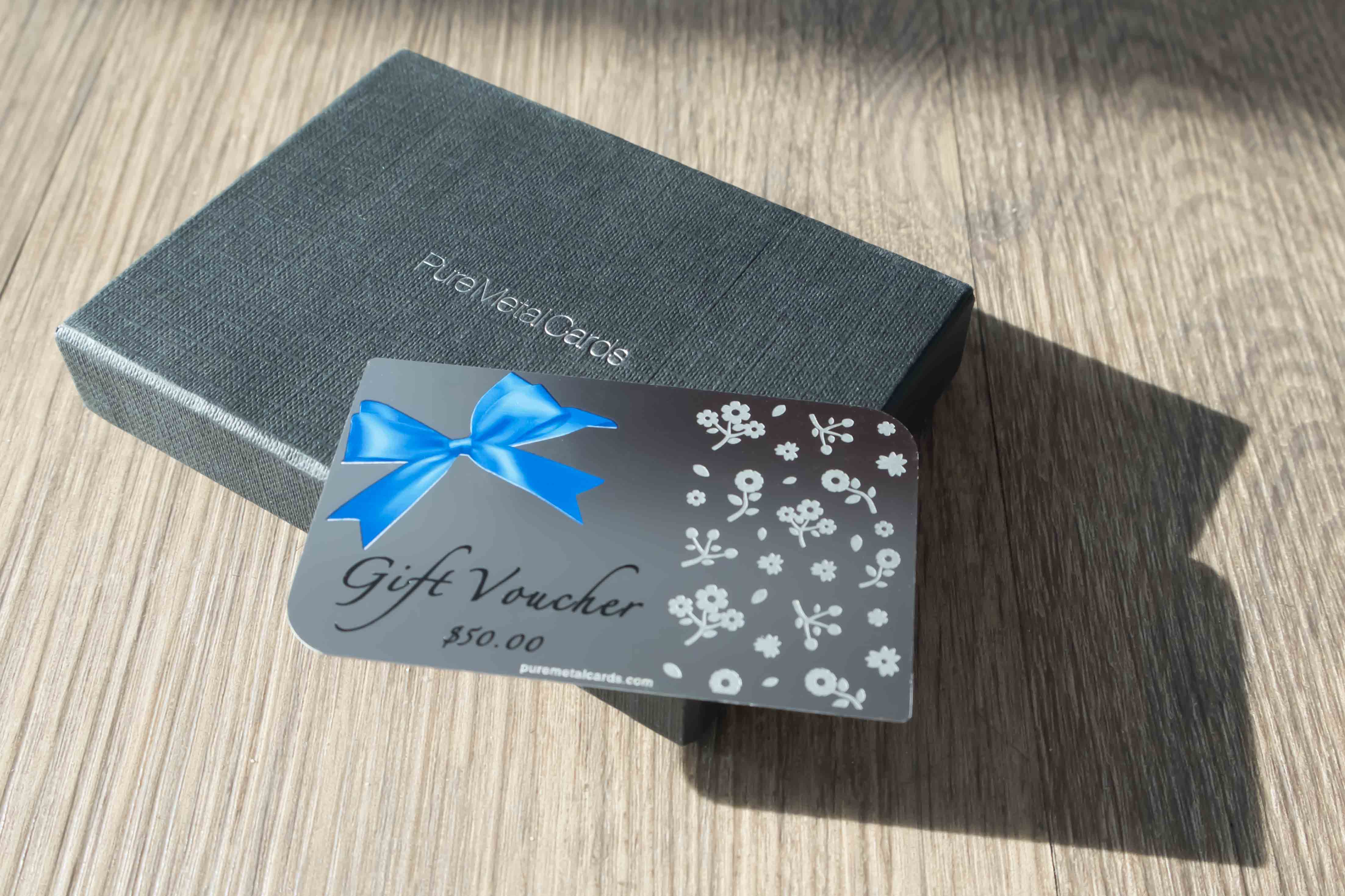 Metal Gift Cards