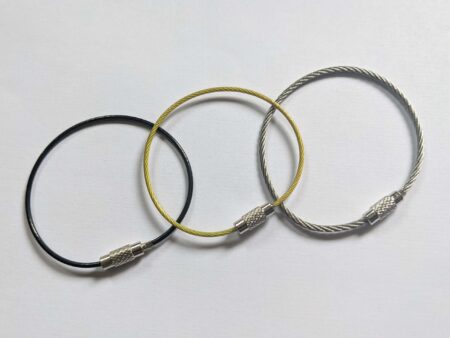 Pure Metal Cards luggage wire mesh tag straps