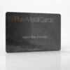 Pure Metal Cards shredded carbon fiber business card Pure Metal Cards shredded carbon fiber business card