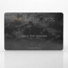 Pure Metal Cards shredded carbon fiber business card Pure Metal Cards shredded carbon fiber business card