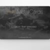 Pure Metal Cards shredded carbon fibre business card Pure Metal Cards shredded carbon fibre business card