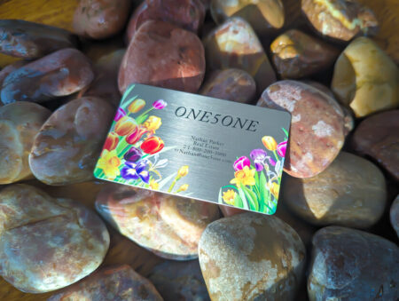 Pure Metal Cards - color metal business card - one5one card 2 Pure Metal Cards - color metal business card - one5one card 2