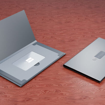 Pure Metal Cards - custom cardboard case packaging