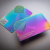 Pure Metal Cards - iridescent stainless member card - ocean paddle club Pure Metal Cards - iridescent stainless member card - ocean paddle club