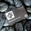 Pure Metal Cards - matt black titanium card - immediate care emergency card
