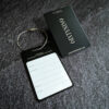Pure Metal Cards - matt black titanium metal luggage tag - 69