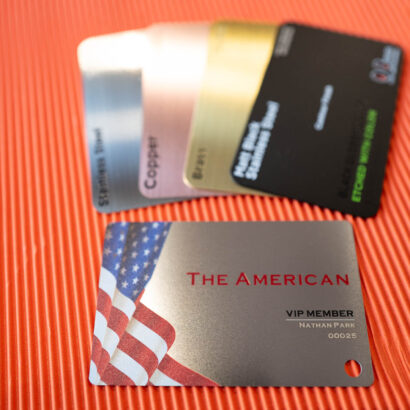 Pure Metal Cards - metal card samplers