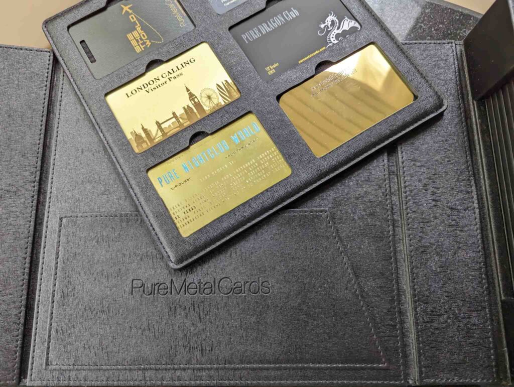 Pure Metal Cards metal sample cards