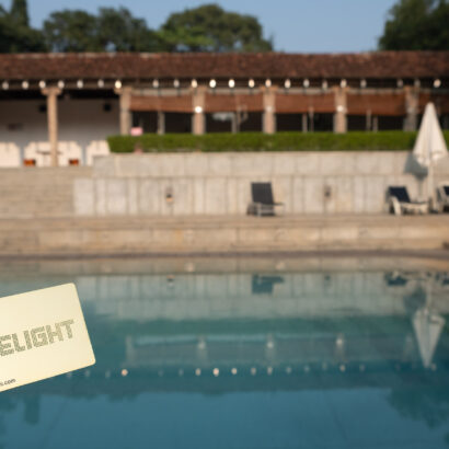 Pure Metal Cards - mirror brass metal business card - limelight card