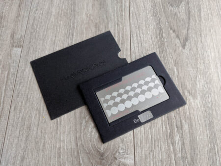 Pure Metal Cards stainless steel member card and cardholder and sleeve packaging Pure Metal Cards stainless steel member card and cardholder and sleeve packaging