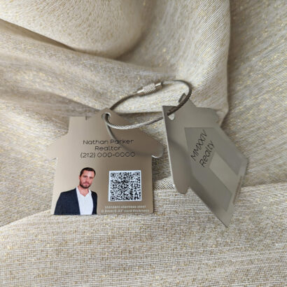 Pure Metal Cards - standard stainless steel metal tag - MMXXIC Realty