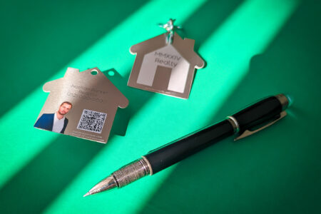 Pure Metal Cards - standard stainless steel metal tag - MMXXIC Realty