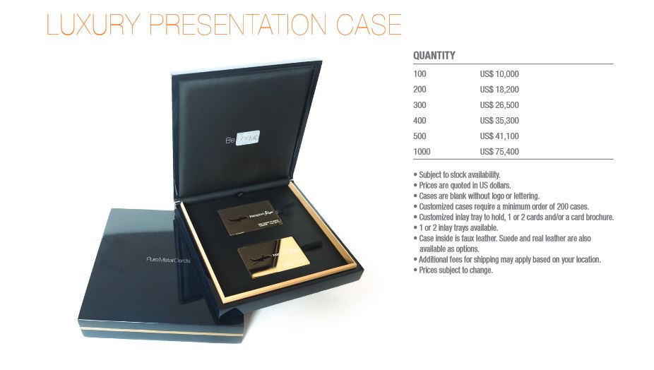 Luxury Wood Presentation Case